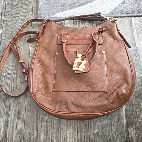 Dooney & Bourke Handbags - Dooney & Bourke Brown Leather Shoulder Bag